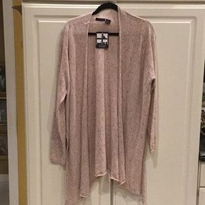 NWT RDI Pale Pink Draped Cardigan